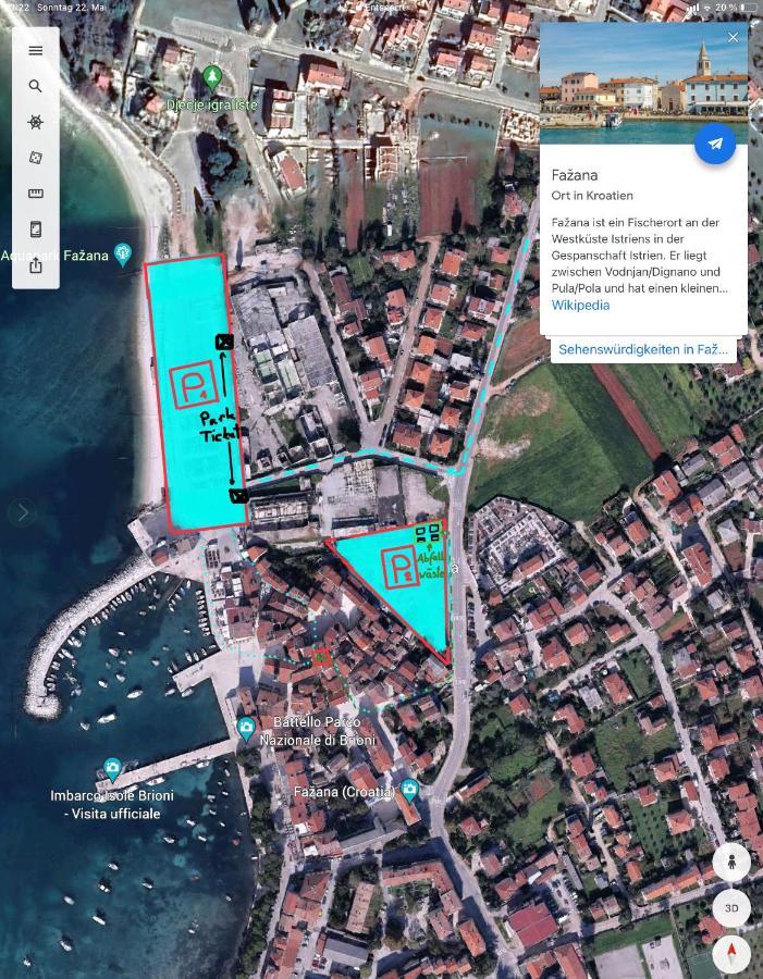Istrian Stone House In The Heart Of The Beautiful Fishing Village Fazana - Only Few Steps From The Sea And The Wonderful Beach - Incl Plasma-Quad-Plus-Filter Against C O V I D المظهر الخارجي الصورة